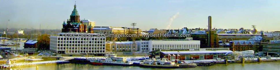South Harbor view in the winter. Photo & pop-up photo &copy; R.C. Candolin-Gelber 1999 - 2010 -